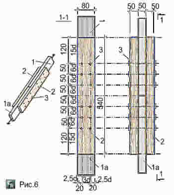 Способы наращивания длины стропильных ног из доски толщиной 50 мм