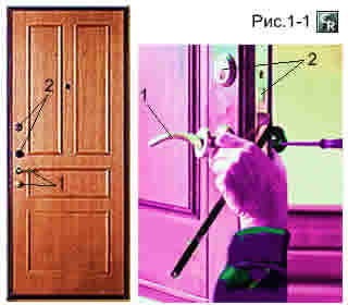 Как установить на двери врезные замки с дверными поворотными ручками